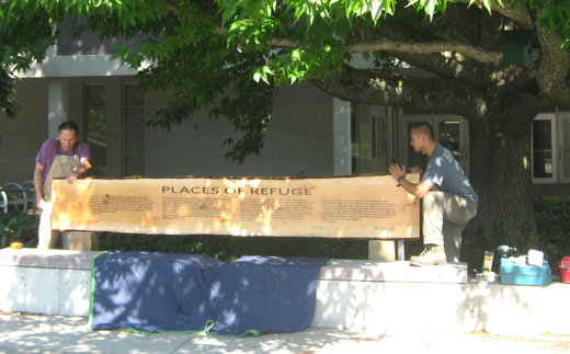 Places Of Refuge Sign at University of British Columbie